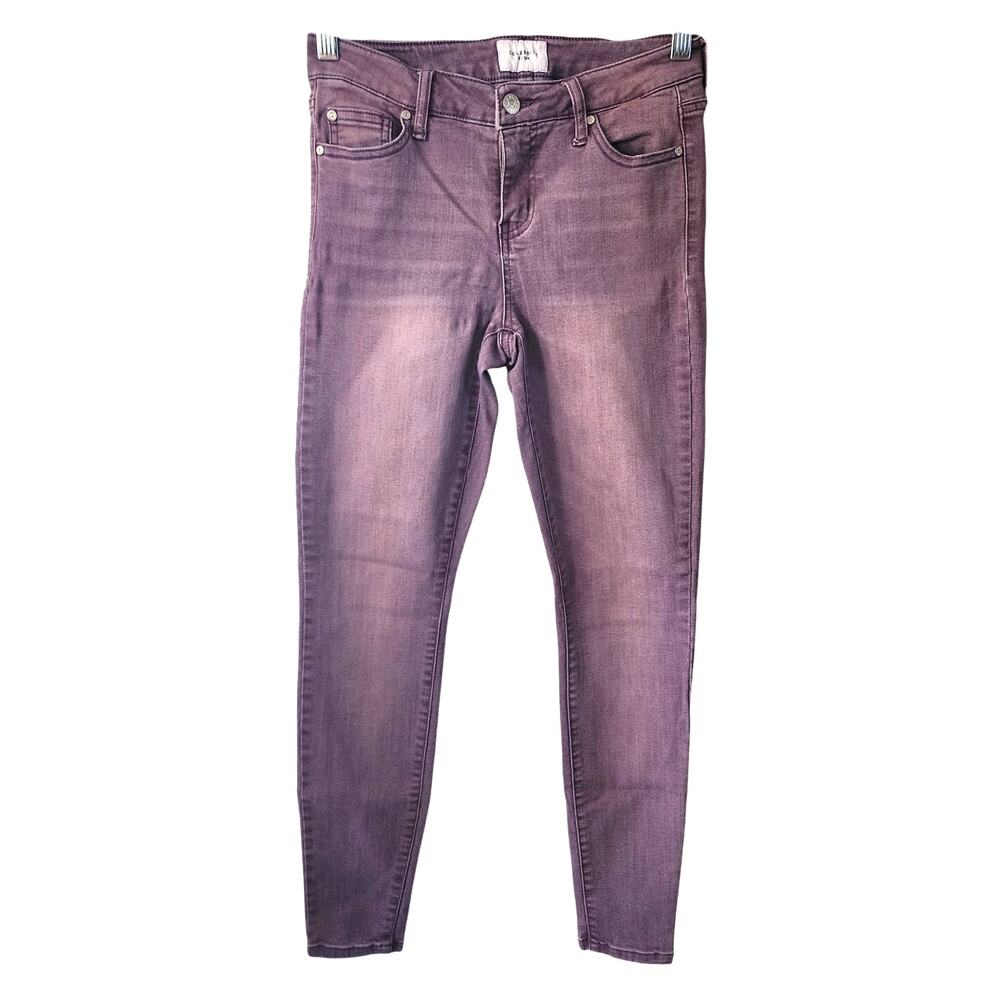 Celebrity Pink Dawson Super Skinny Purple Denim Jeans Size 5/27